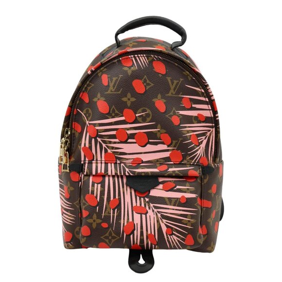 Louis Vuitton  Palm Springs PM Monogram Jungle Dots Backpack Bag Brown - Picture 1 of 12